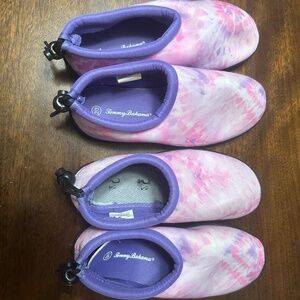 Please read!! Set of two pairs Tommy Bahama kids water shoes tie die